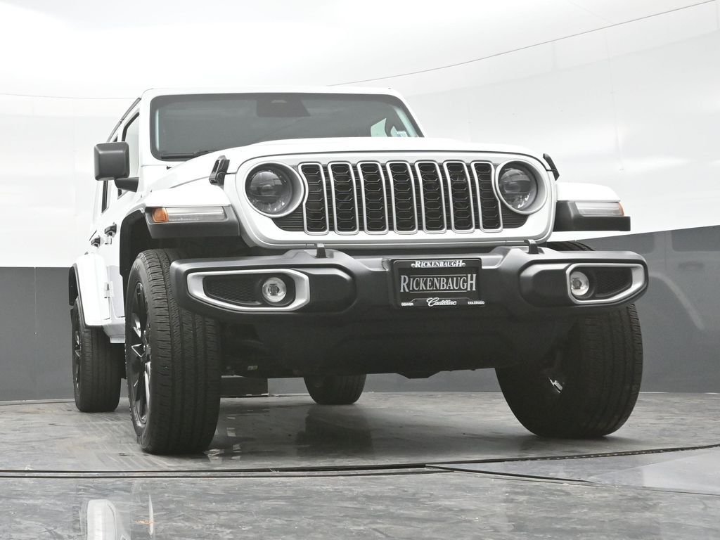 Used 2025 White Jeep Sahara 4xe image 23