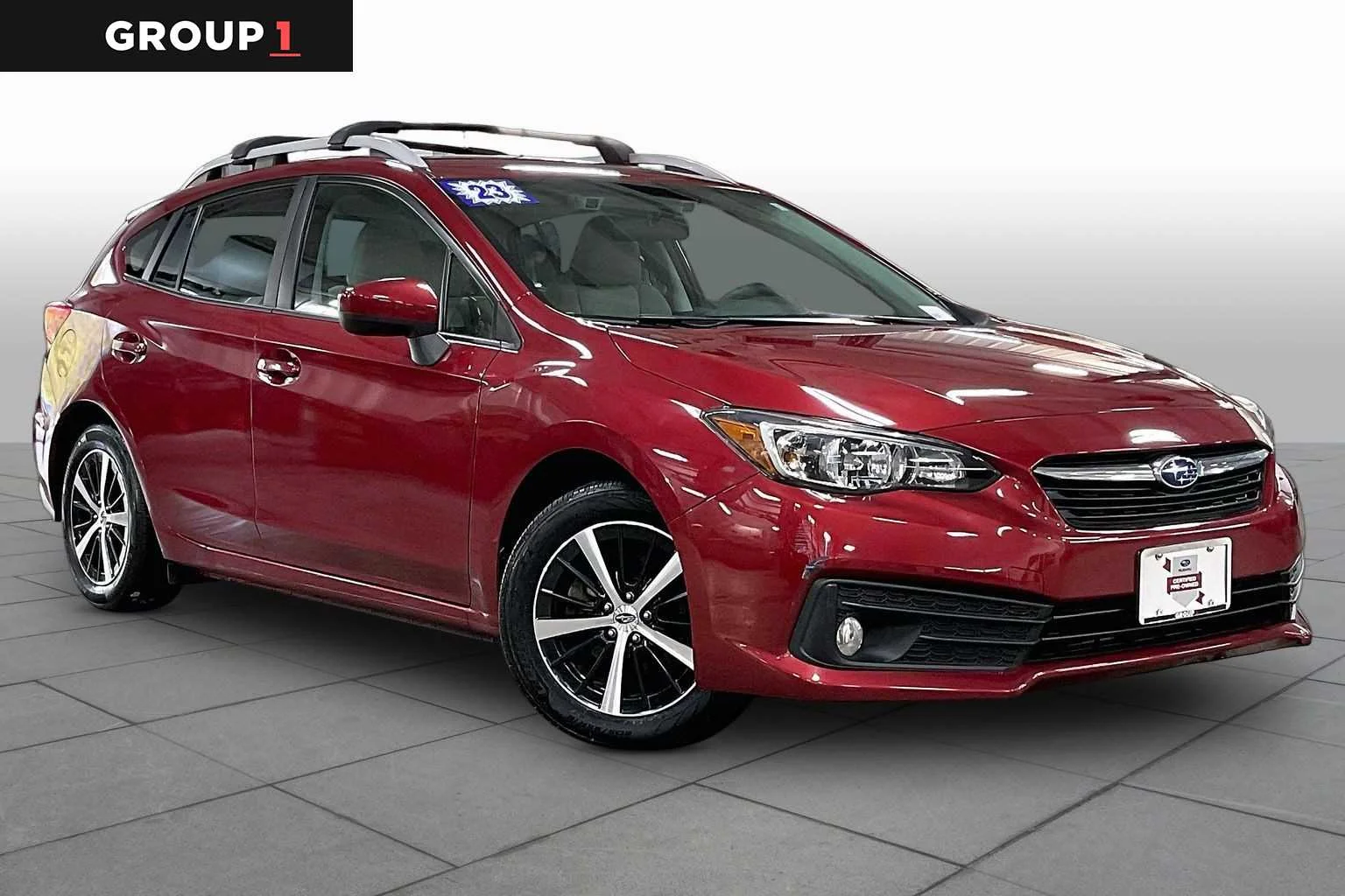 Certified Used 2023 Crimson Red Pearl Subaru Premium image 3