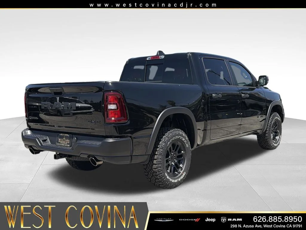 New 2026 Diamond Black Crystal Pearl-Coat Exterior Paint RAM Rebel image 7