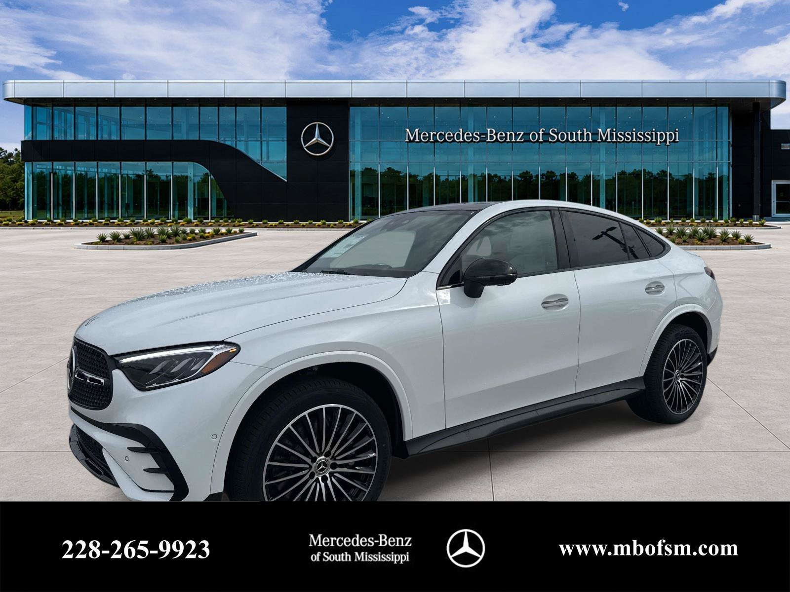 New 2027 White Mercedes-Benz GLC 300 Coupe image 1