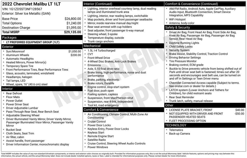 Used 2022 Silver Chevrolet LT image 37