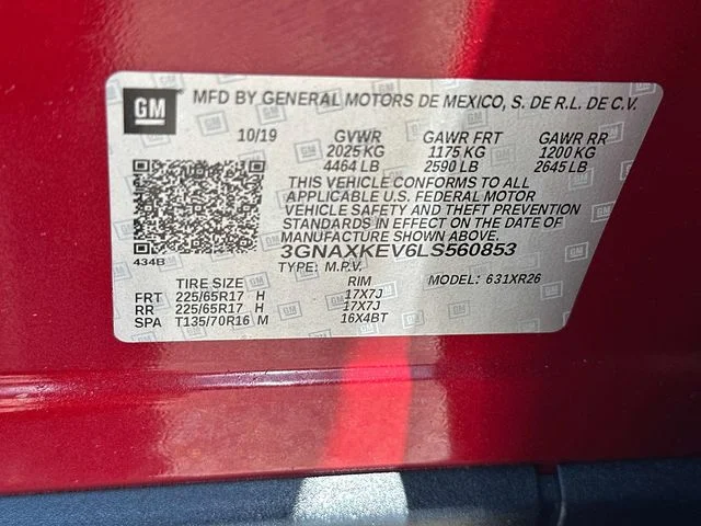 Used 2020 Red Chevrolet LT image 17