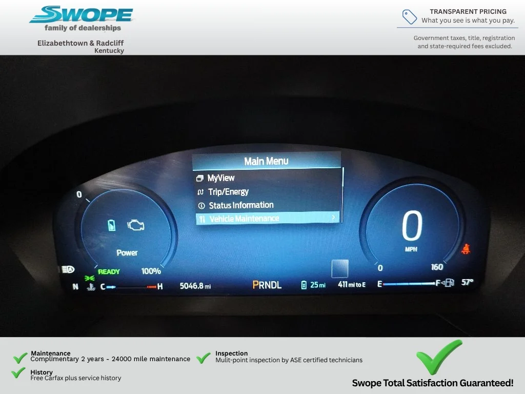 Used 2025 STAR WHITE METALLIC TRI-COAT Ford PHEV image 23