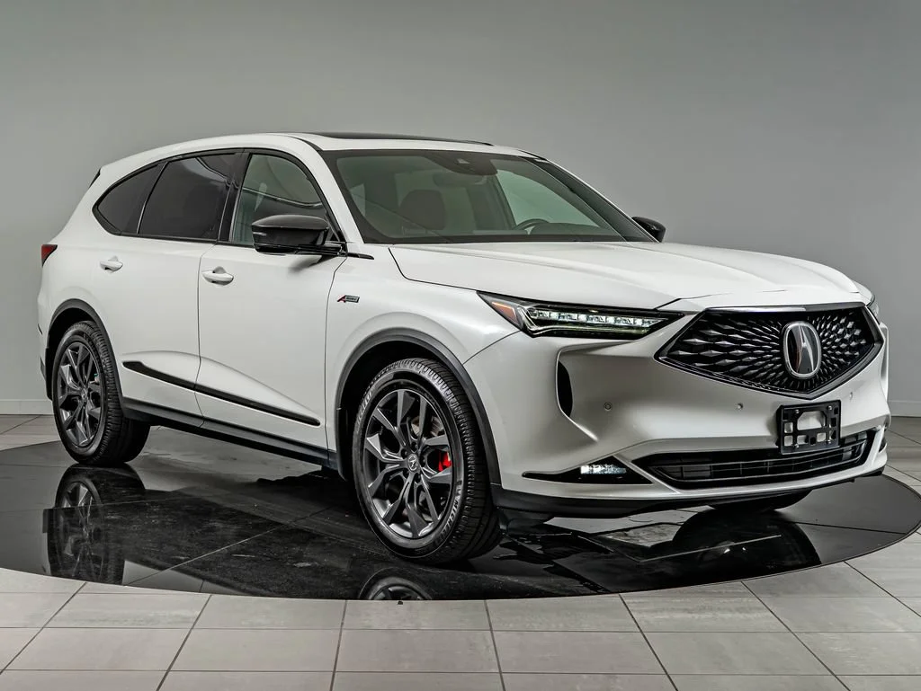 Used 2022 Platinum White Pearl Acura A-Spec image 3
