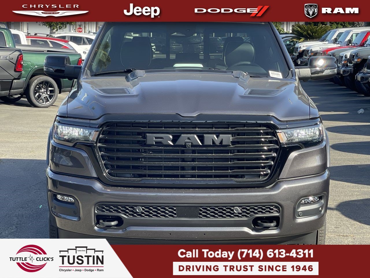 New 2026 Granite Crystal Metallic Clear-Coat Exterior Paint RAM Laramie image 2