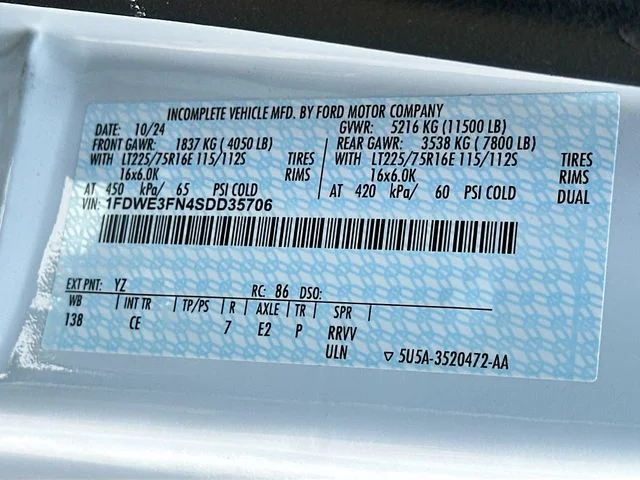 New 2025 Oxford White Ford KNAPHEIDE KUV129D20L image 17