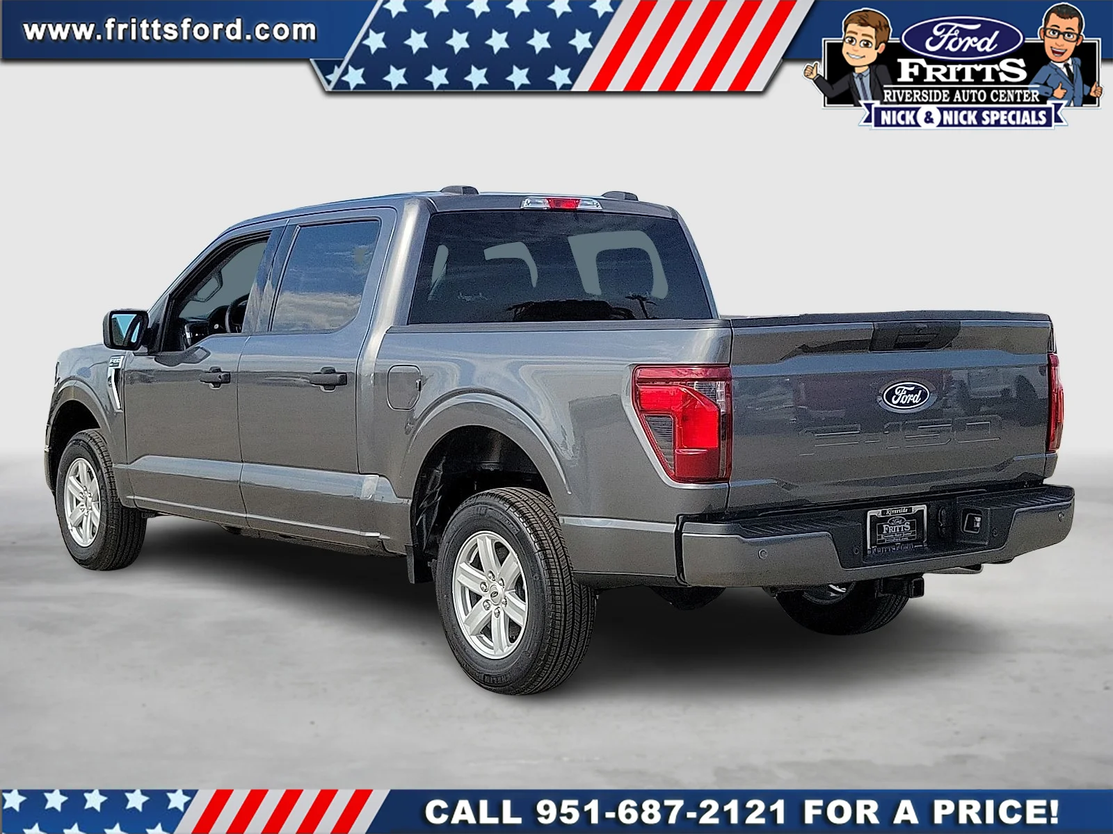 New 2026 Carbonized Gray Metallic Ford XLT image 2