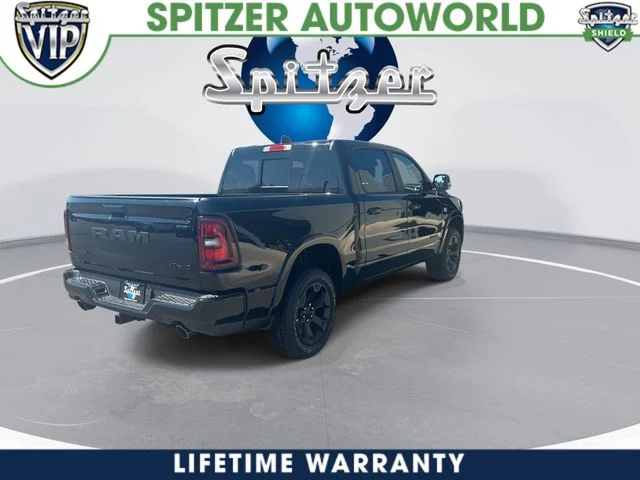 New 2026 Diamond Black Crystal Pearl-Coat Exterior Paint RAM Big Horn/Lone Star image 9