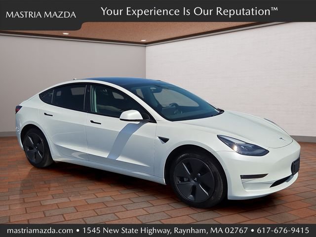 Used 2022 Pearl White Multi-Coat Tesla Long Range image 1