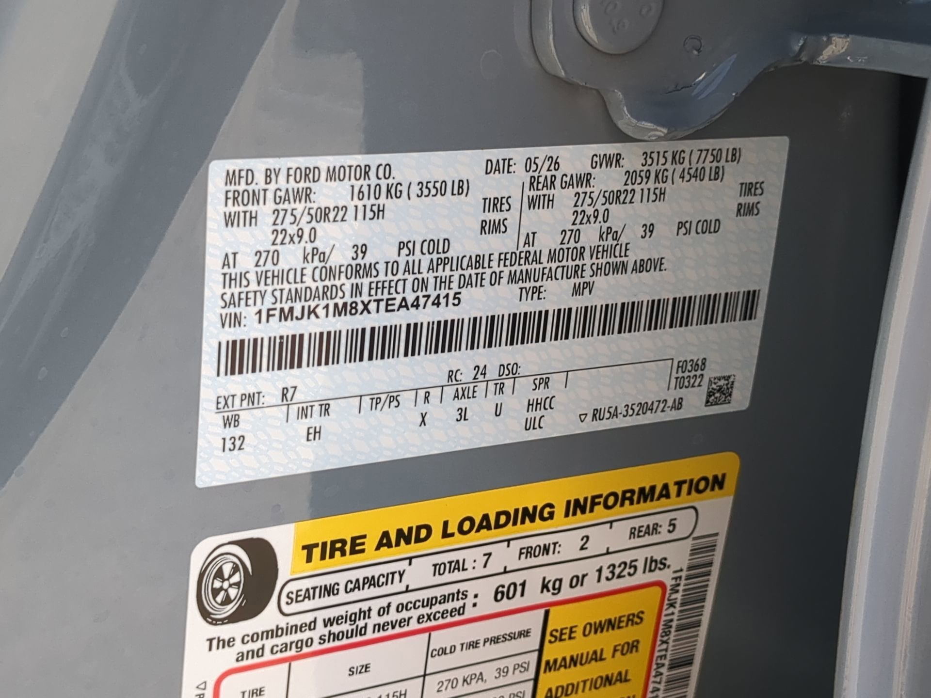 New 2026 Glacier Gray Metallic Tri-Coat Ford MAX Platinum® image 71
