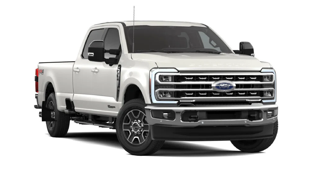 New 2026 Star White Metallic Tri-Coat Ford Lariat image 4
