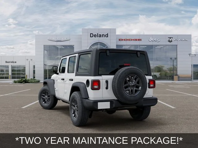 New 2026 Bright White Clear-Coat Exterior Paint Jeep Sport S image 3