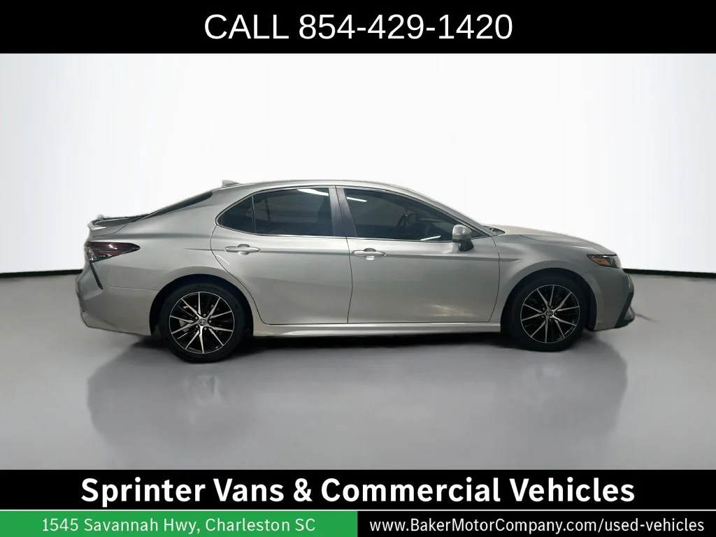 Used 2021 Silver Toyota SE image 8