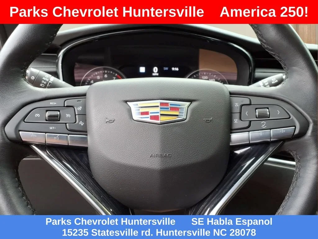 Used 2024 Argent Silver Metallic Cadillac Premium Luxury image 11