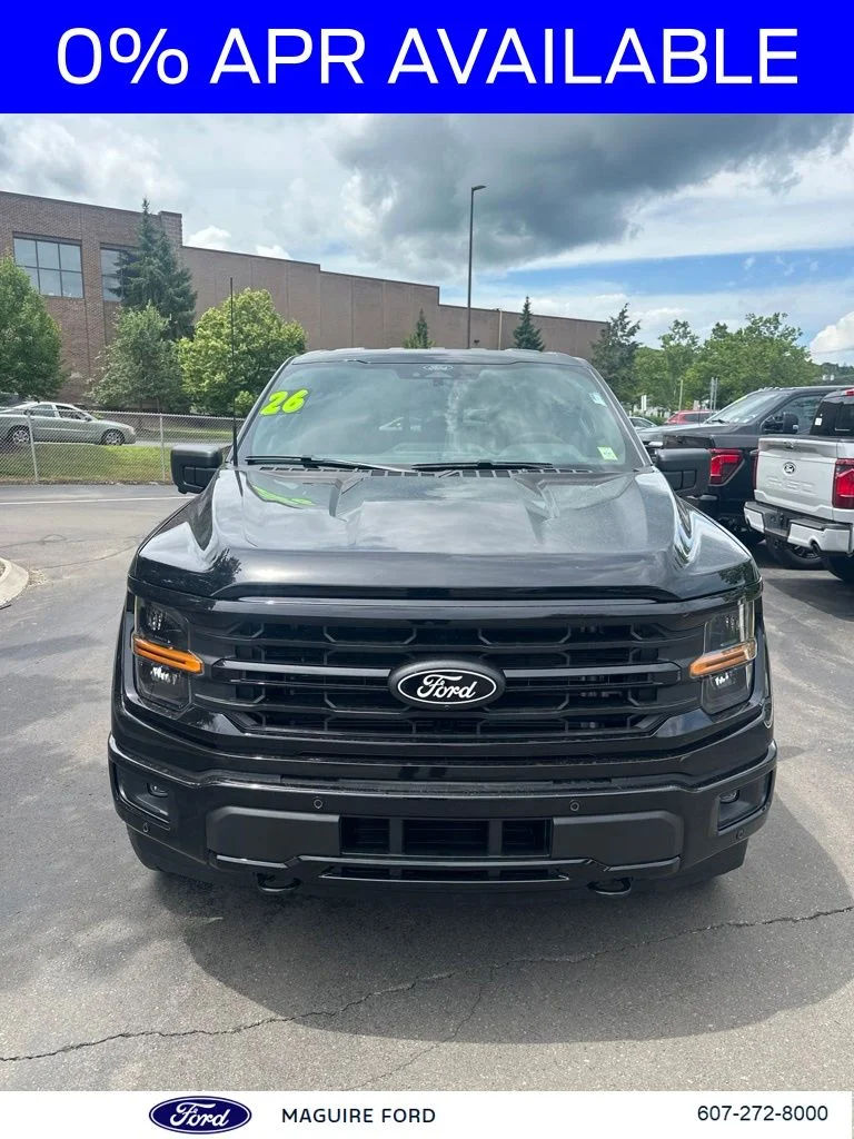 New 2026 Agate Black Metallic Ford XLT image 2