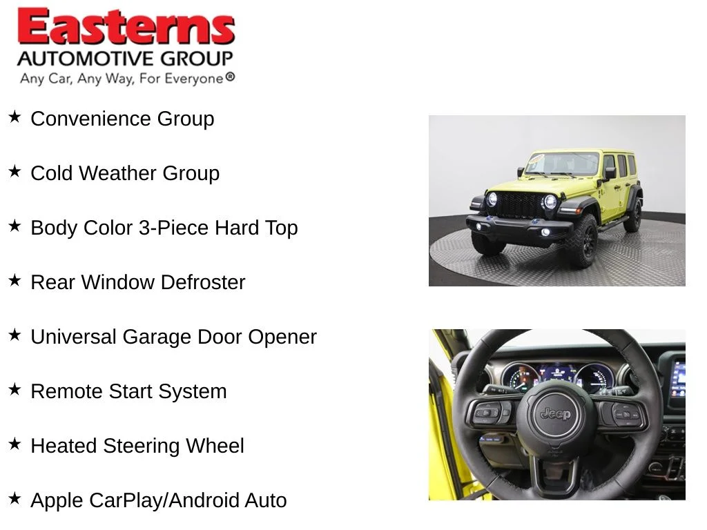 Used 2023 Yellow Jeep Willys 4xe image 11
