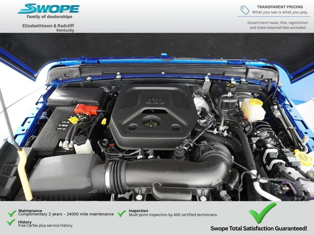 New 2026 Hydro Blue Pearl-Coat Exterior Paint Jeep Sport S image 16