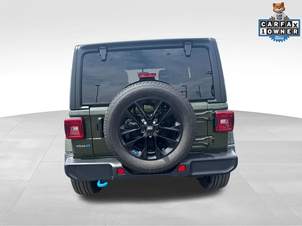 Used 2023 Green Jeep Sahara 4xe image 4