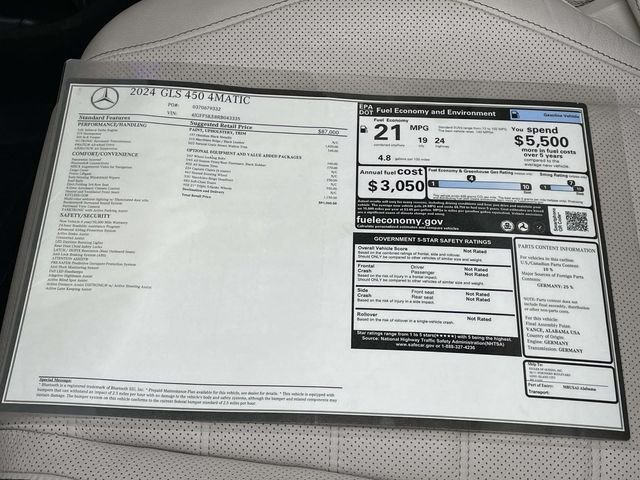Used 2024 Black Mercedes-Benz GLS 450 image 45