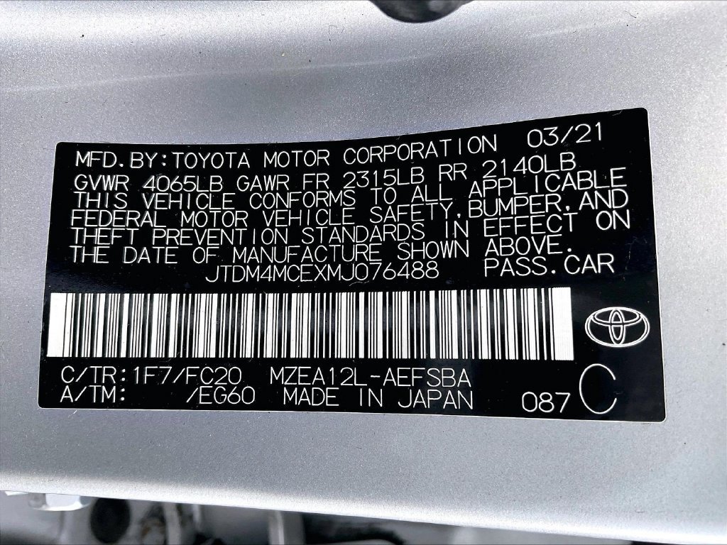 Used 2021 Silver Toyota SE image 36