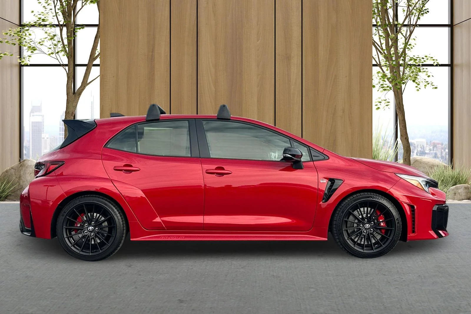 New 2026 Supersonic Red Toyota GR Corolla Premium Plus image 3