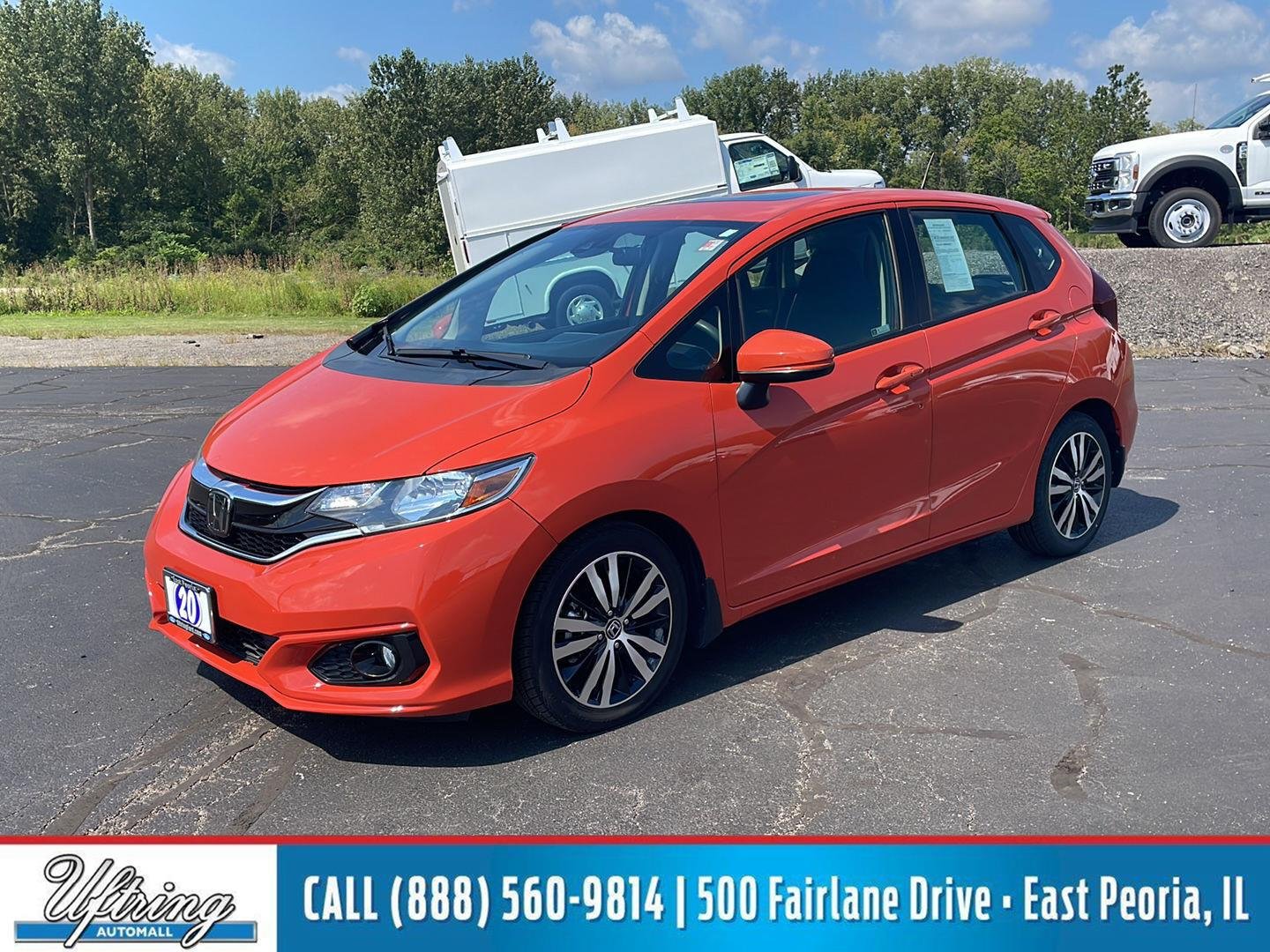 Used 2020 Orange Fury Honda EX image 1