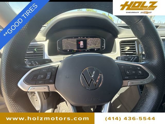 Used 2023 White Volkswagen 3.6L V6 SEL Premium R-Line image 11