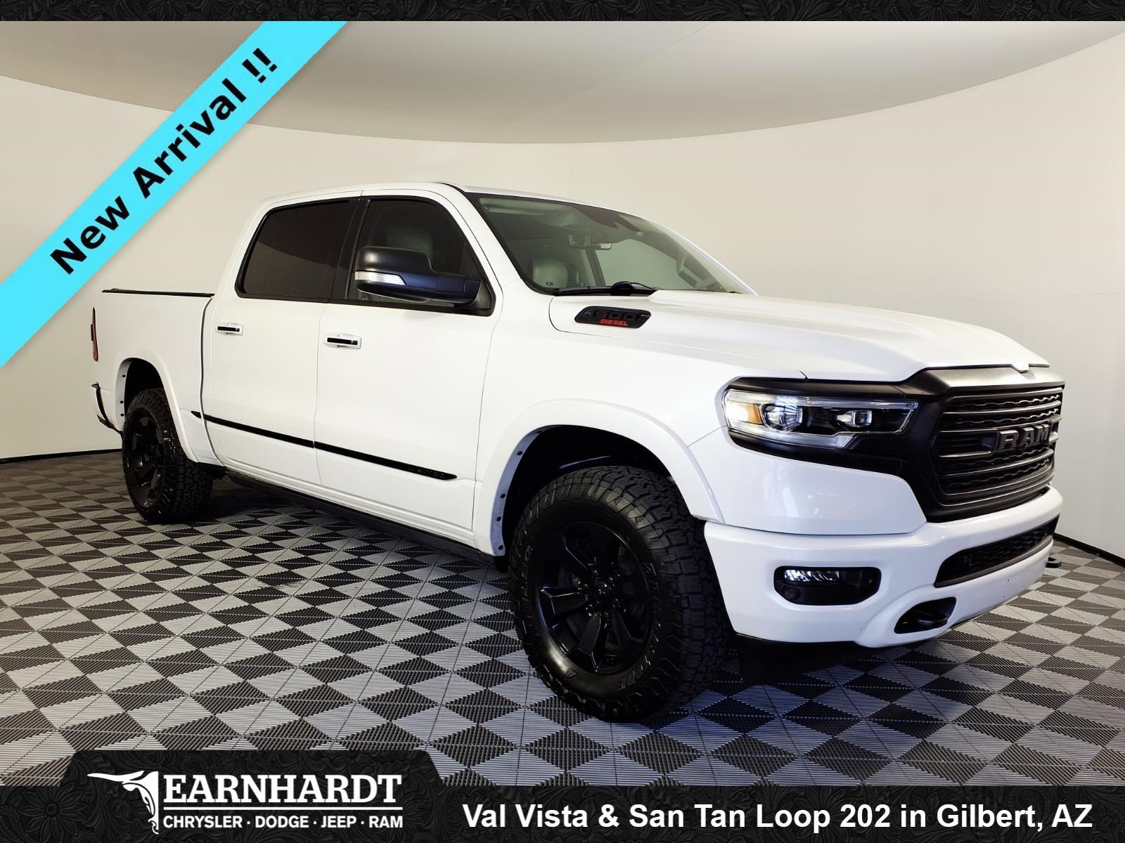 Certified Used 2022 Ivory White Tri-Coat Pearlcoat Ram Limited image 3