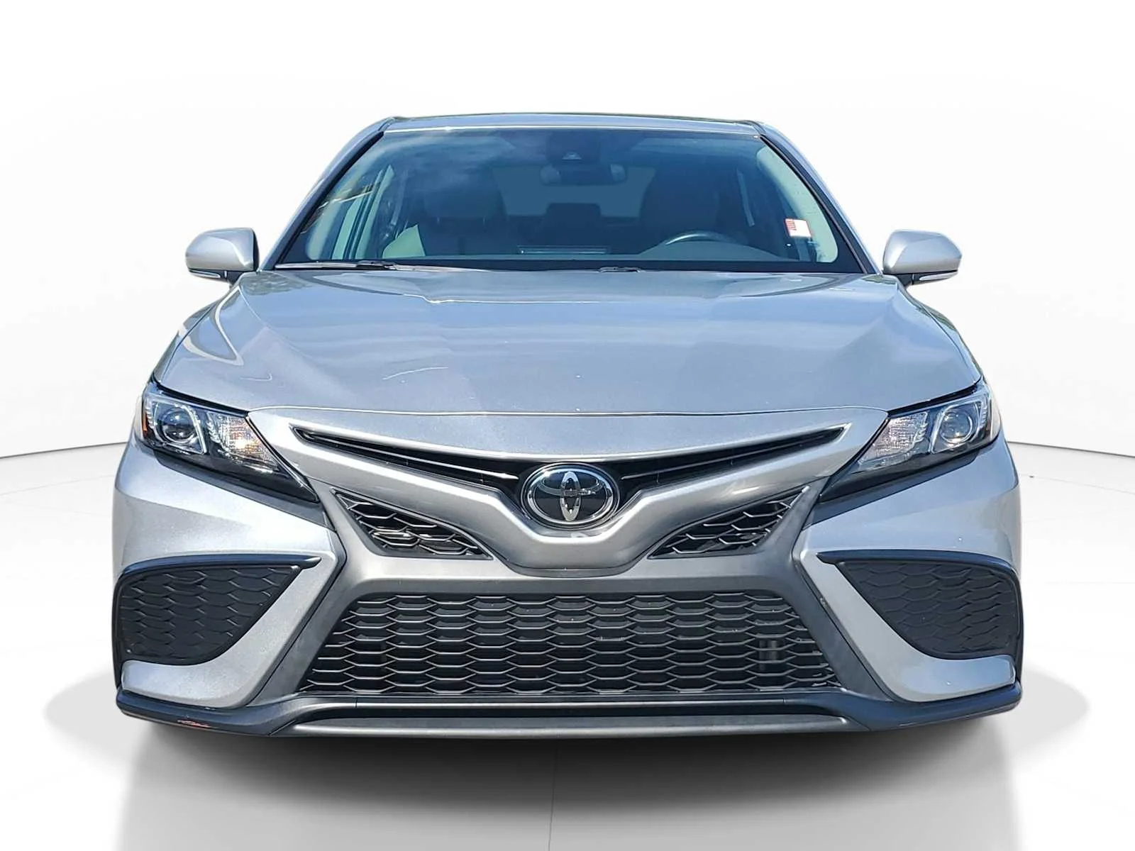 Used 2022 Celestial Silver Metallic Toyota SE image 2