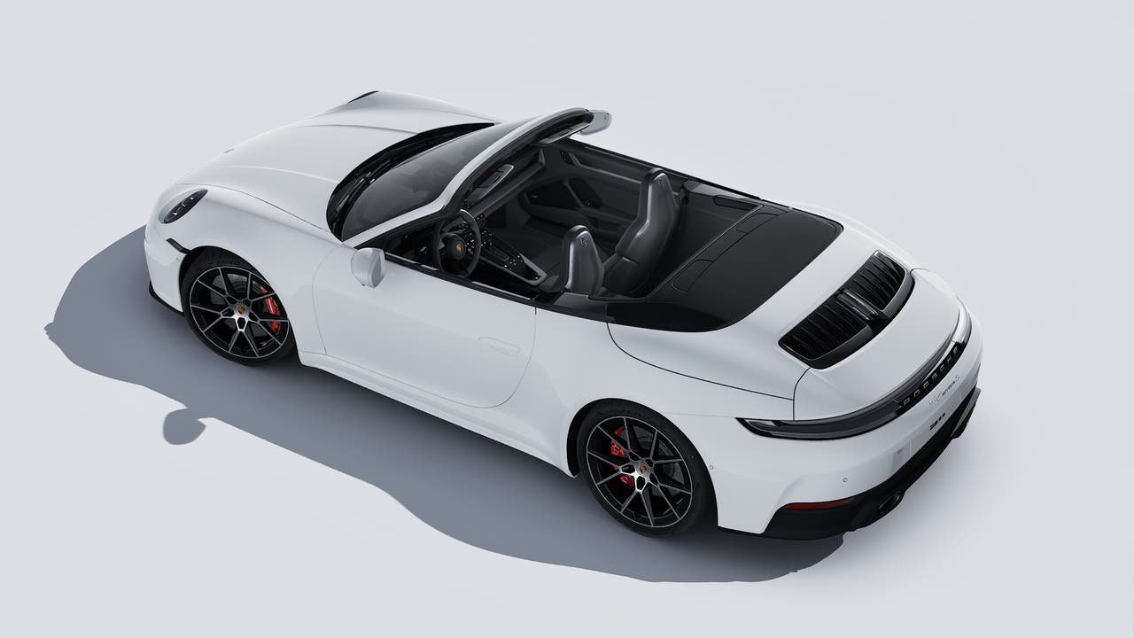 New 2027 White Porsche Carrera S Cabriolet image 4
