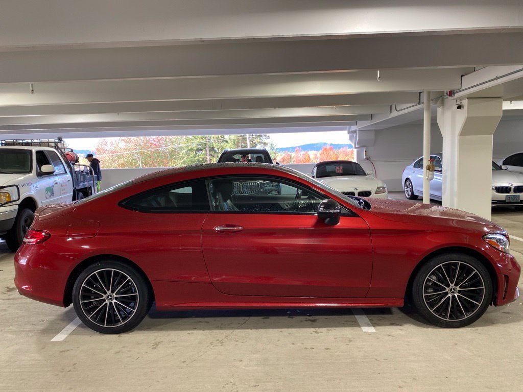 Used 2021 designo Cardinal Red Metallic Mercedes-Benz C 300 image 8