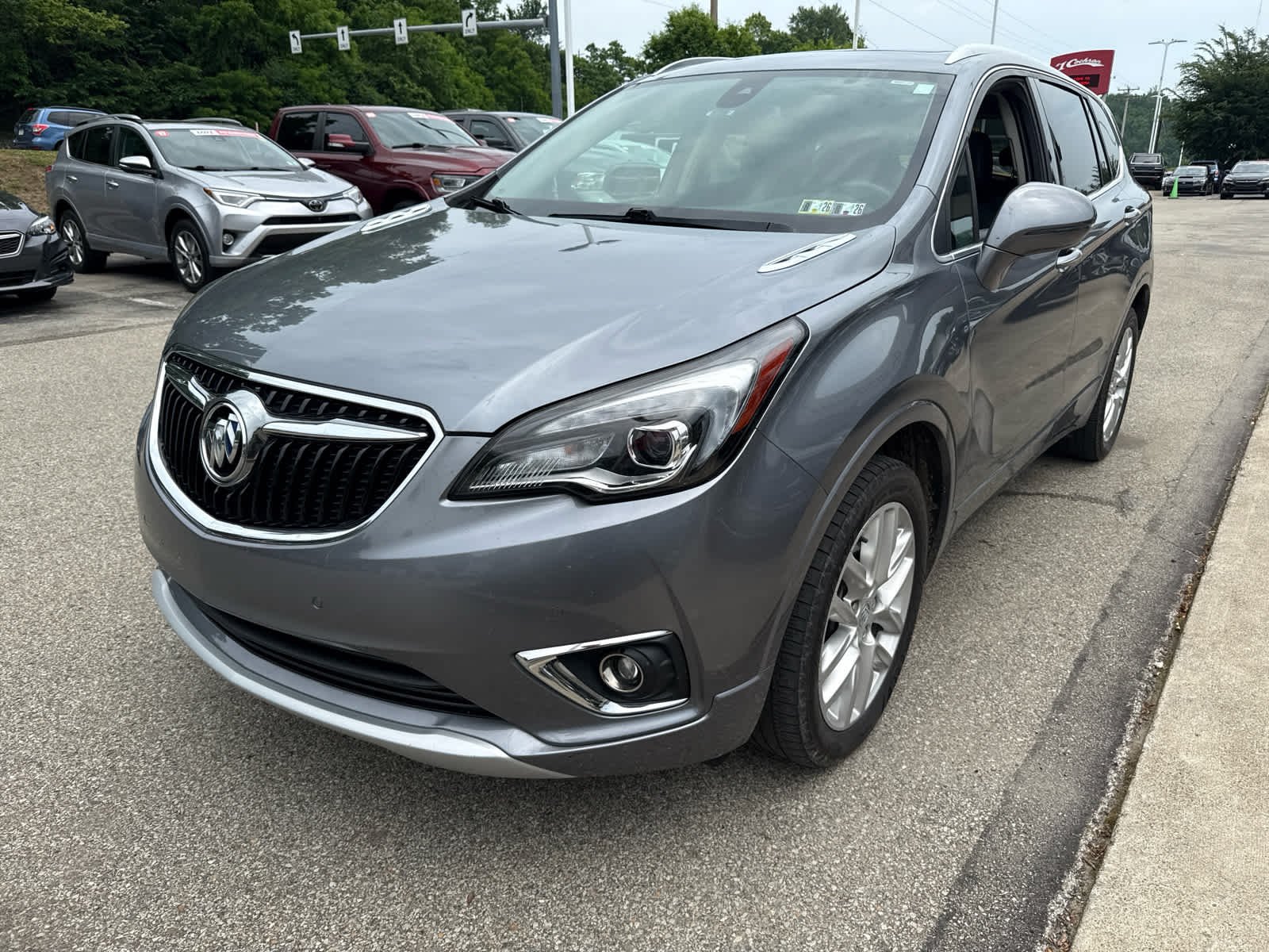 Used 2020 SATIN STEEL METALLIC Buick Premium image 3