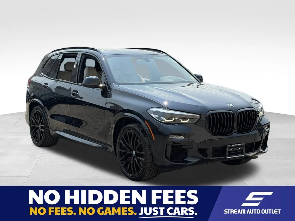 Used 2021 Black BMW xDrive40i image 1