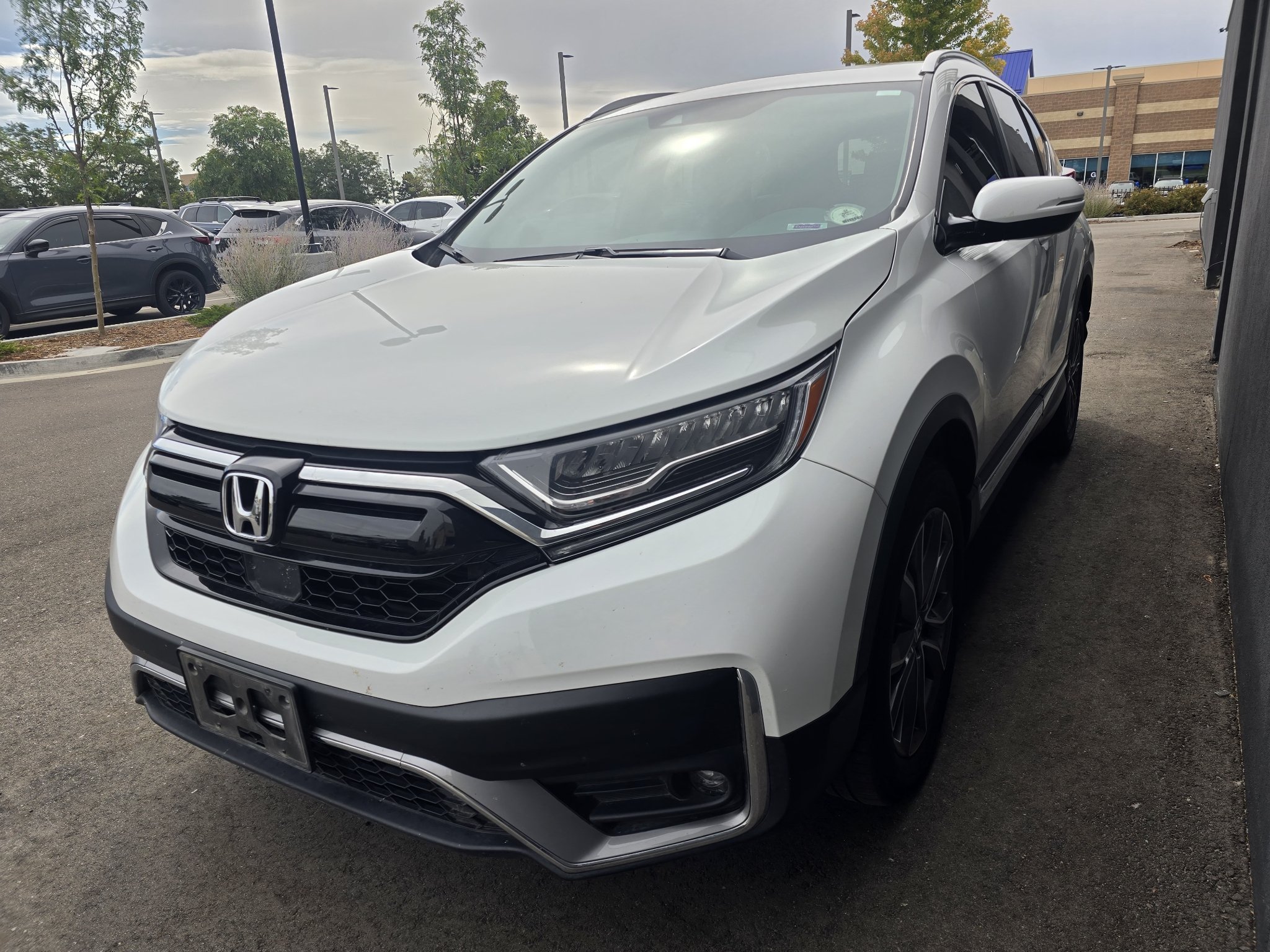 Used 2021 Platinum White Pearl Honda Touring image 1