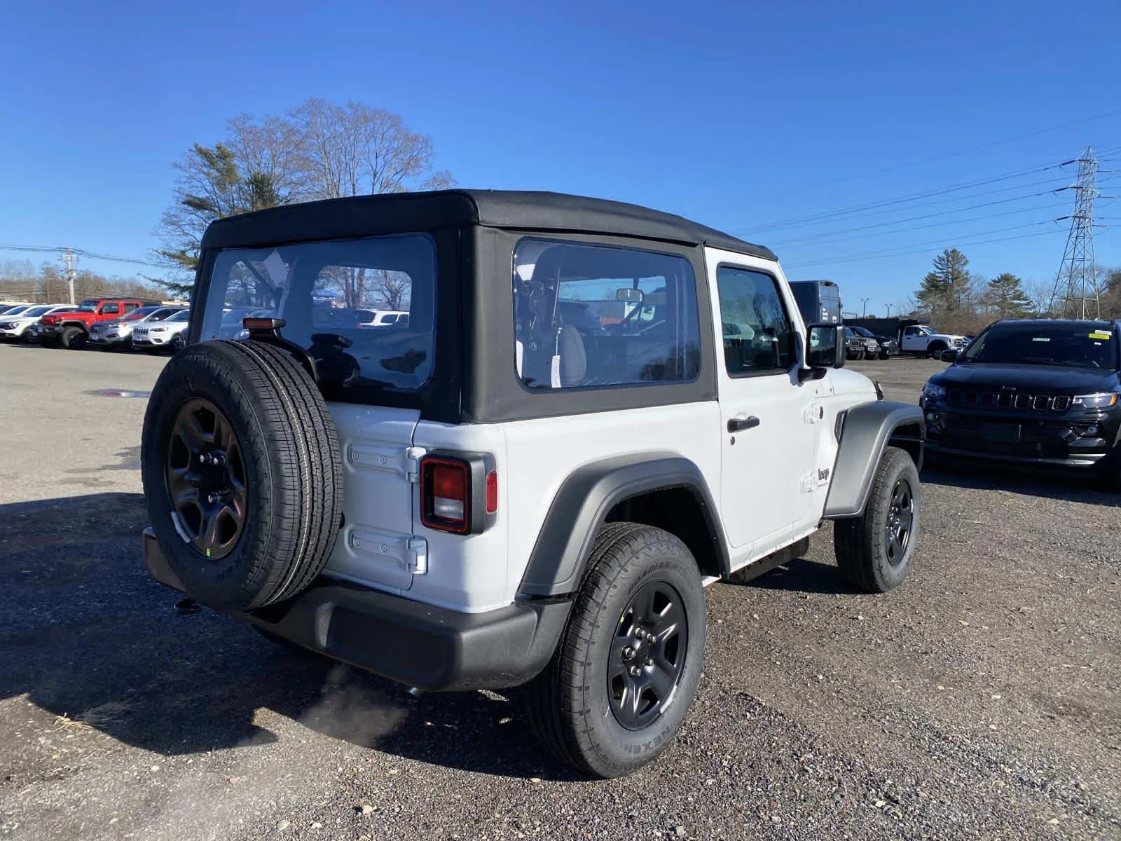 New 2026 Bright White Clear-Coat Exterior Paint Jeep Sport image 3