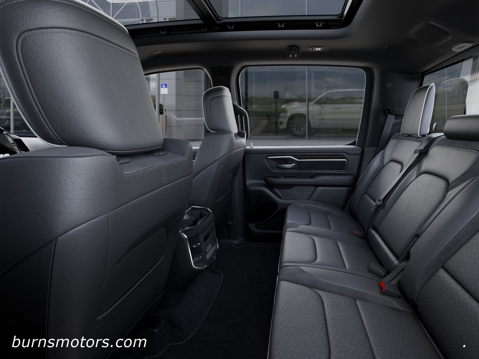 New 2026 Bright White Clear-Coat Exterior Paint Ram Laramie Night Edition image 23