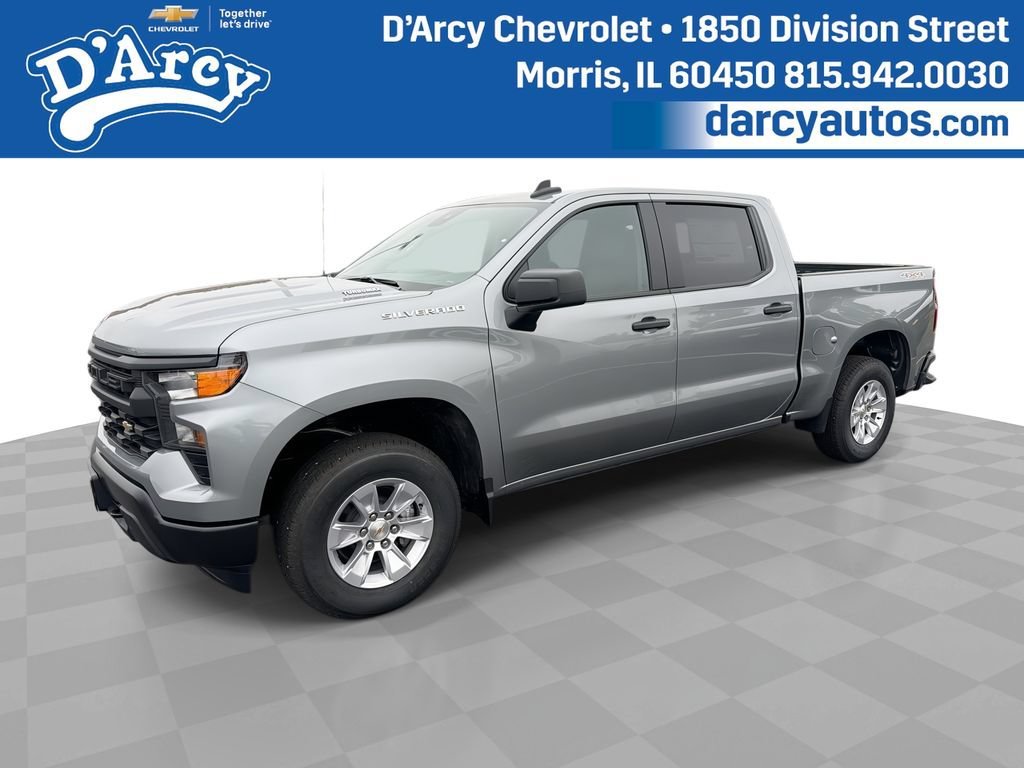 New 2026 Sterling Gray Metallic Chevrolet WT image 1