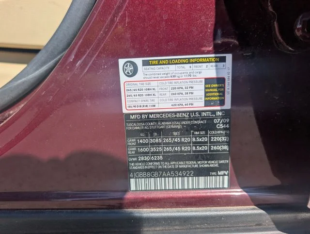 Used 2010 Red Mercedes-Benz ML 350 image 29