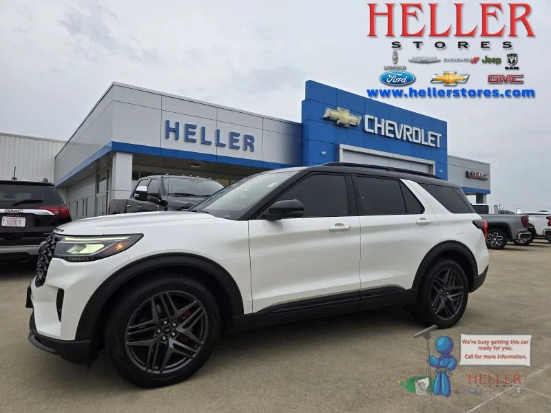 Used 2025 White Metallic Ford ST image 1