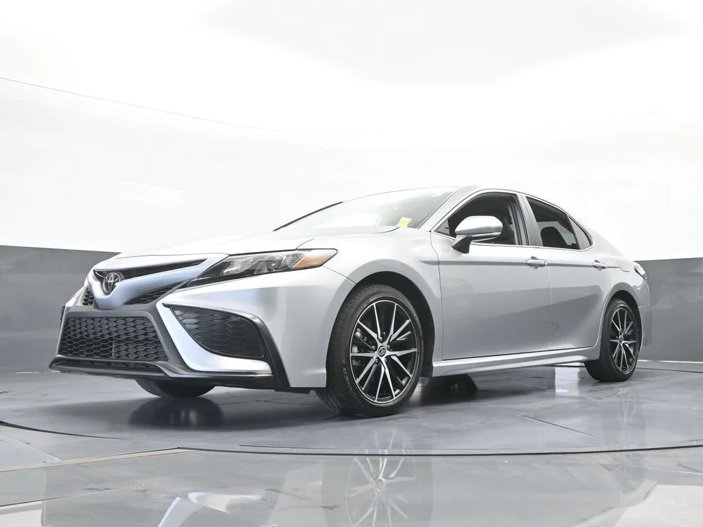 Used 2024 Celestial Silver Metallic Toyota SE image 49