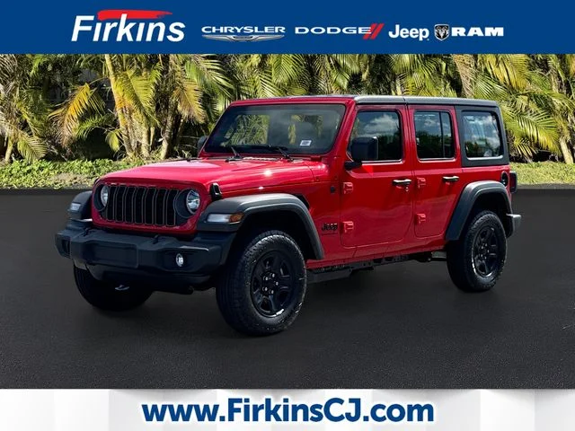 New 2026 Firecracker Red Clear-Coat Exterior Paint Jeep Sport image 1