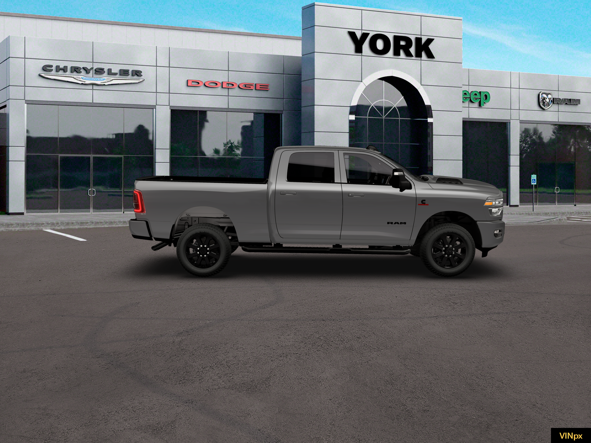 New 2026 Granite Crystal Metallic Clear-Coat Exterior Paint RAM LARAMIE image 21