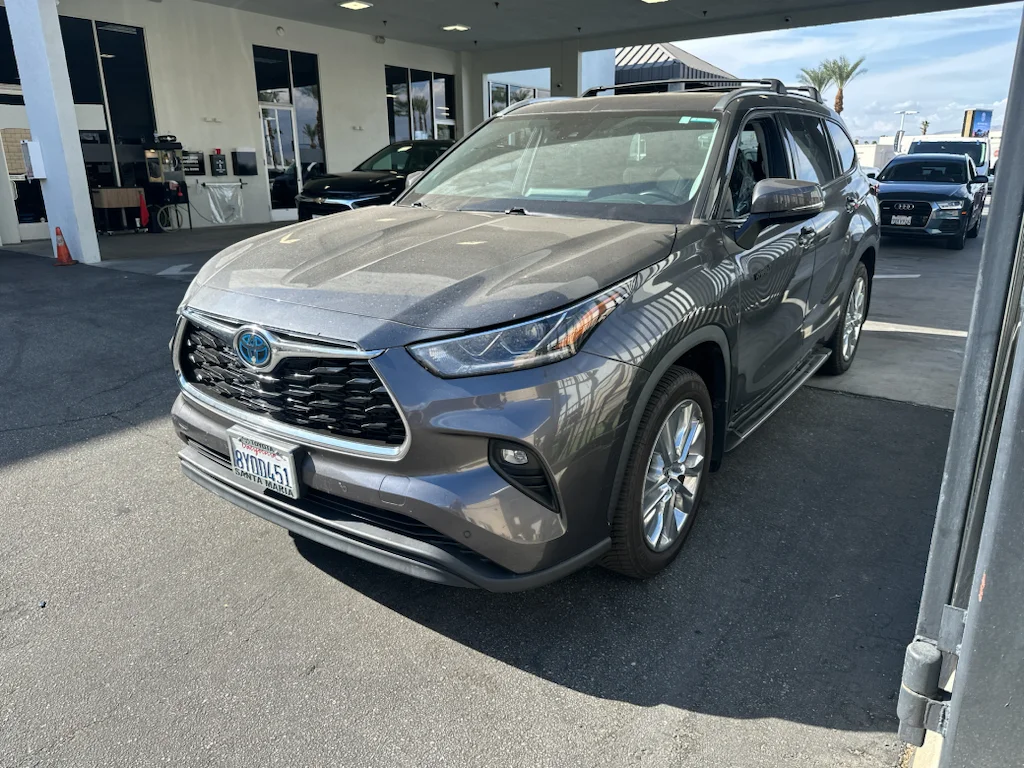 Used 2021 Magnetic Gray Metallic Toyota Hybrid Limited image 1