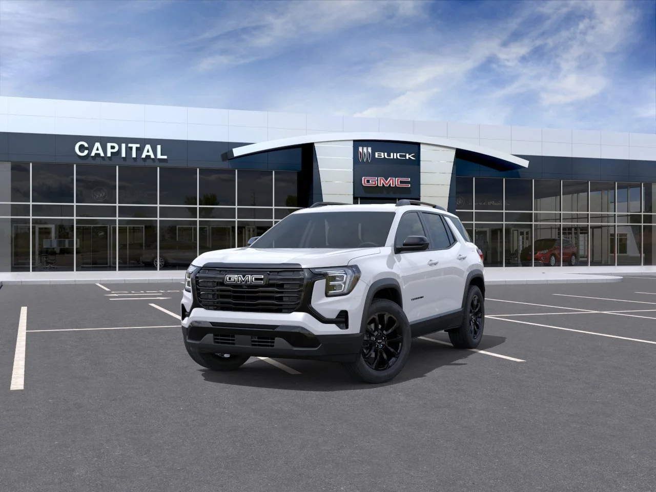 New 2027 Summit White GMC AWD Elevation image 8
