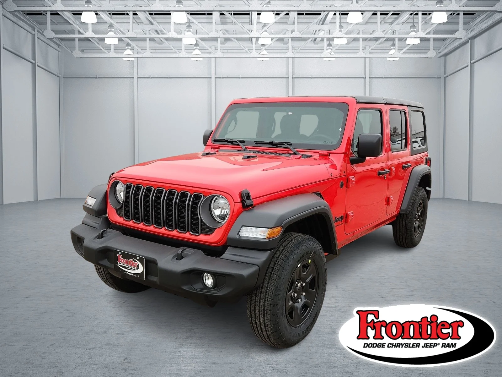 New 2026 Firecracker Red Clear-Coat  Paint Jeep 4-DOOR SPORT image 1