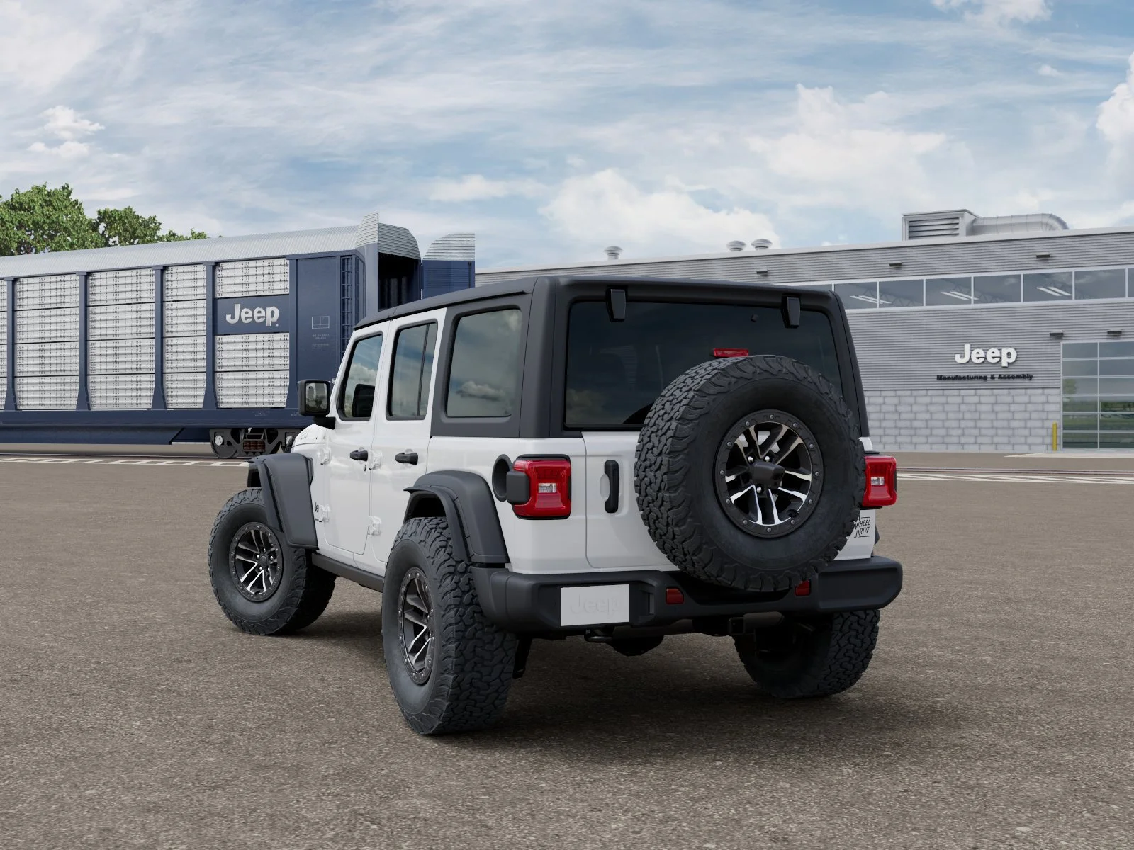 New 2026 Bright White Clearcoat Jeep Willys image 3