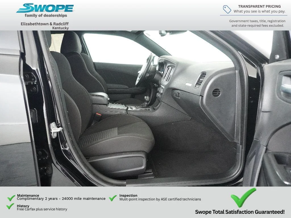Used 2023 Pitch Black Clearcoat Dodge GT image 10