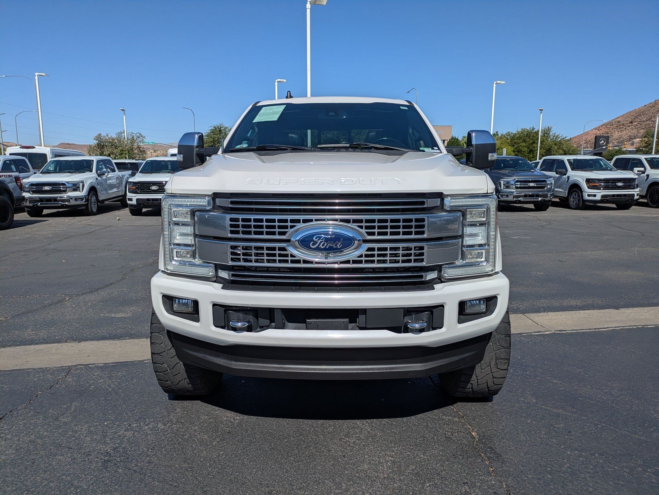 Used 2019 White Platinum Clearcoat Metallic Ford Platinum image 8