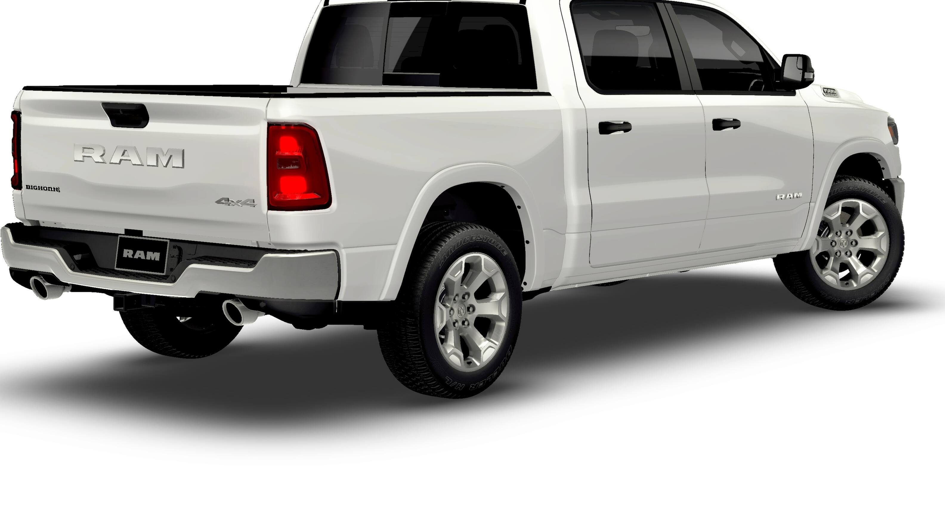 New 2026 Bright White Clear-Coat Exterior Paint RAM BIG HORN image 28