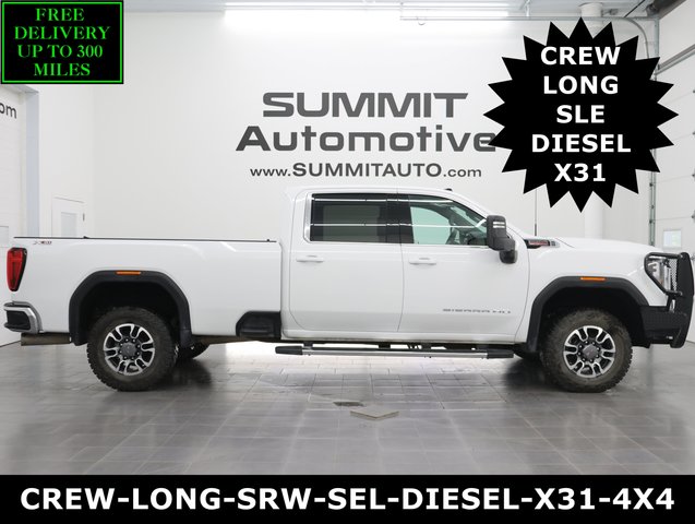 2025 GMC Sierra 3500 4x4 Crew Cab SLE: CREW-LONG-SRW-SLE-6.6L DIESEL-X31 OFFROAD-4WD-1 OWNER